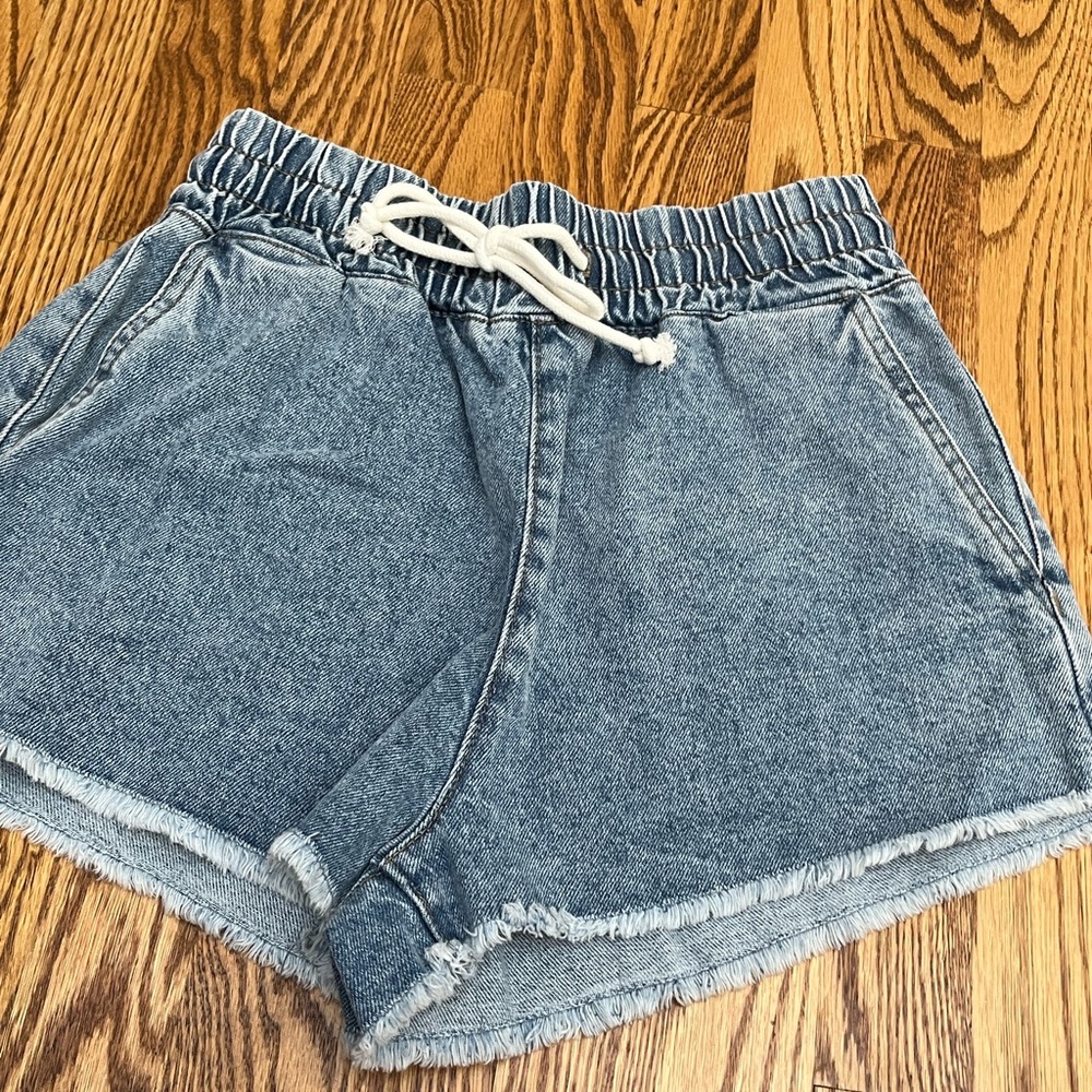 Forever 21 Size Small Drawstring Jean Shorts
